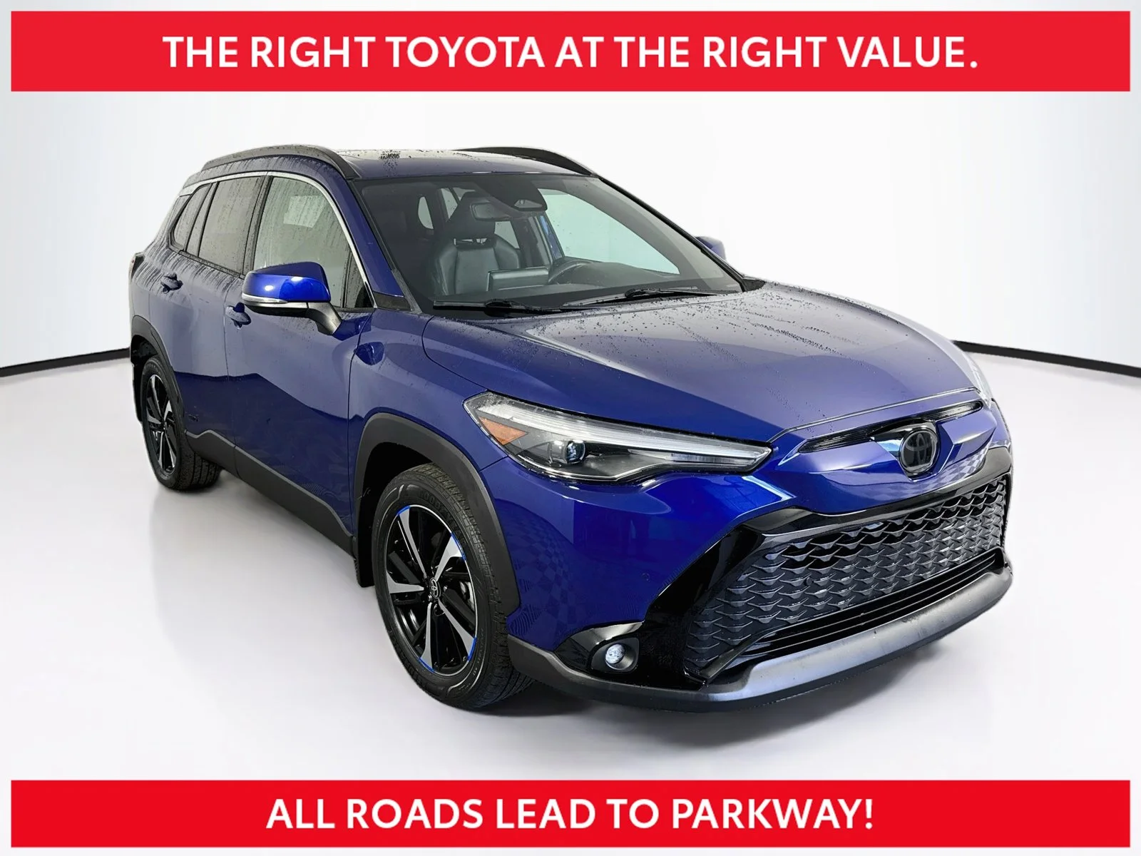 Certified Used 2024 Blue Toyota Hybrid XSE image 1