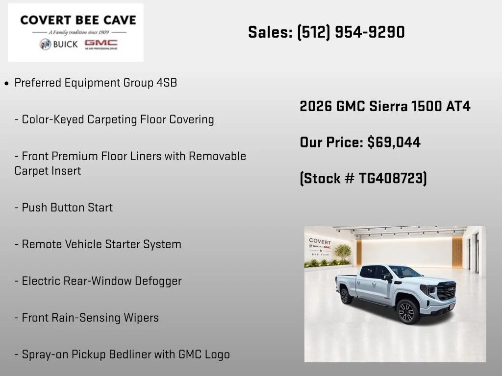New 2026 Summit White GMC AT4 image 14