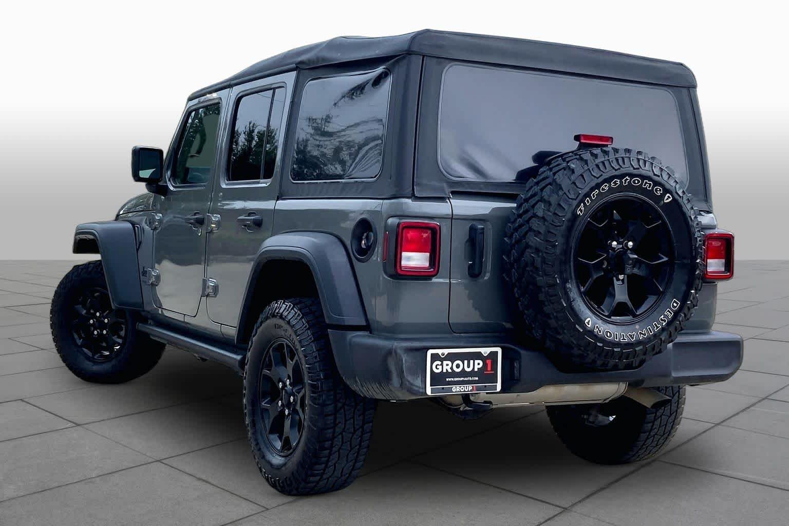 Used 2021 Sting-Gray Clearcoat Jeep Unlimited Willys image 11