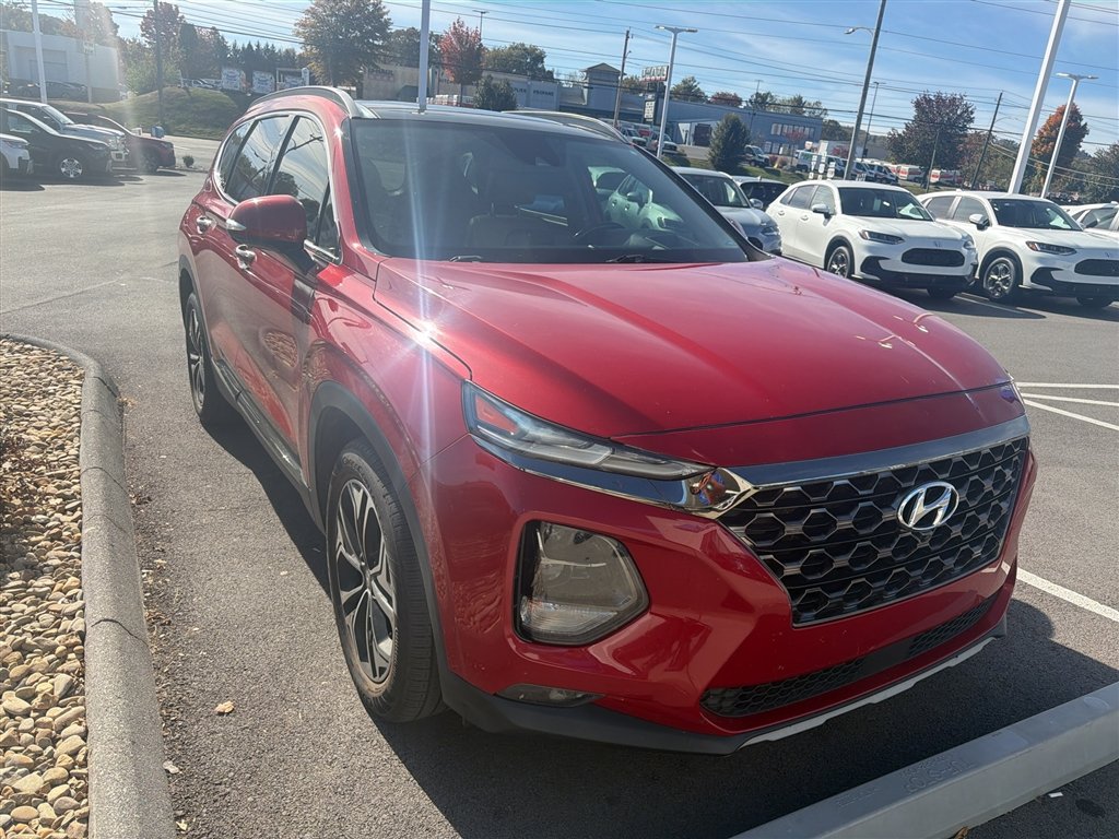 Used 2020 SCARLET RED Hyundai Limited image 1
