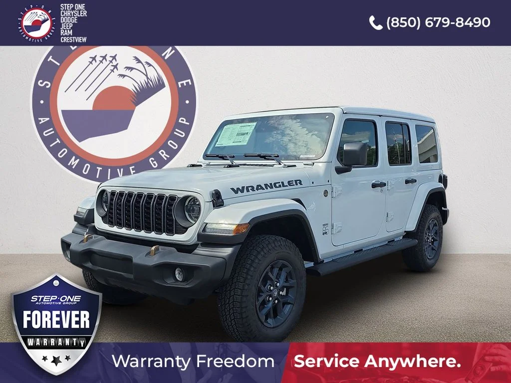 New 2026 Bright White Clear-Coat Exterior Paint Jeep  image 1