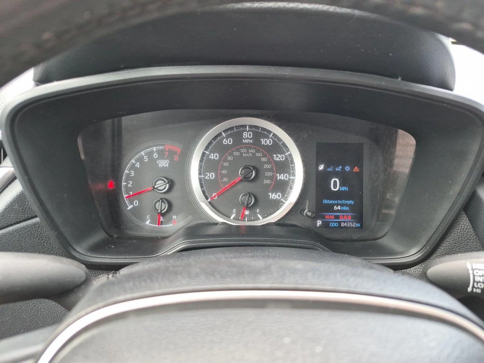 Used 2022 Barcelona Red Metallic Toyota LE image 22