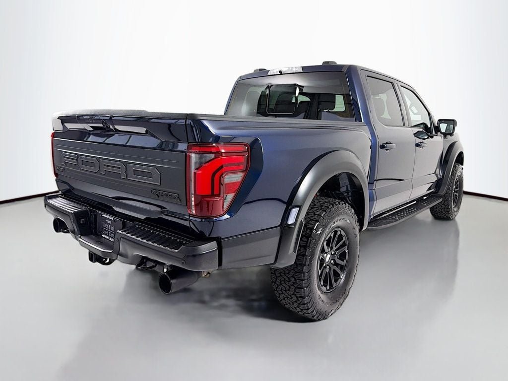 Used 2024 Antimatter Blue Metallic Ford Raptor 4WD SuperCrew 5.5