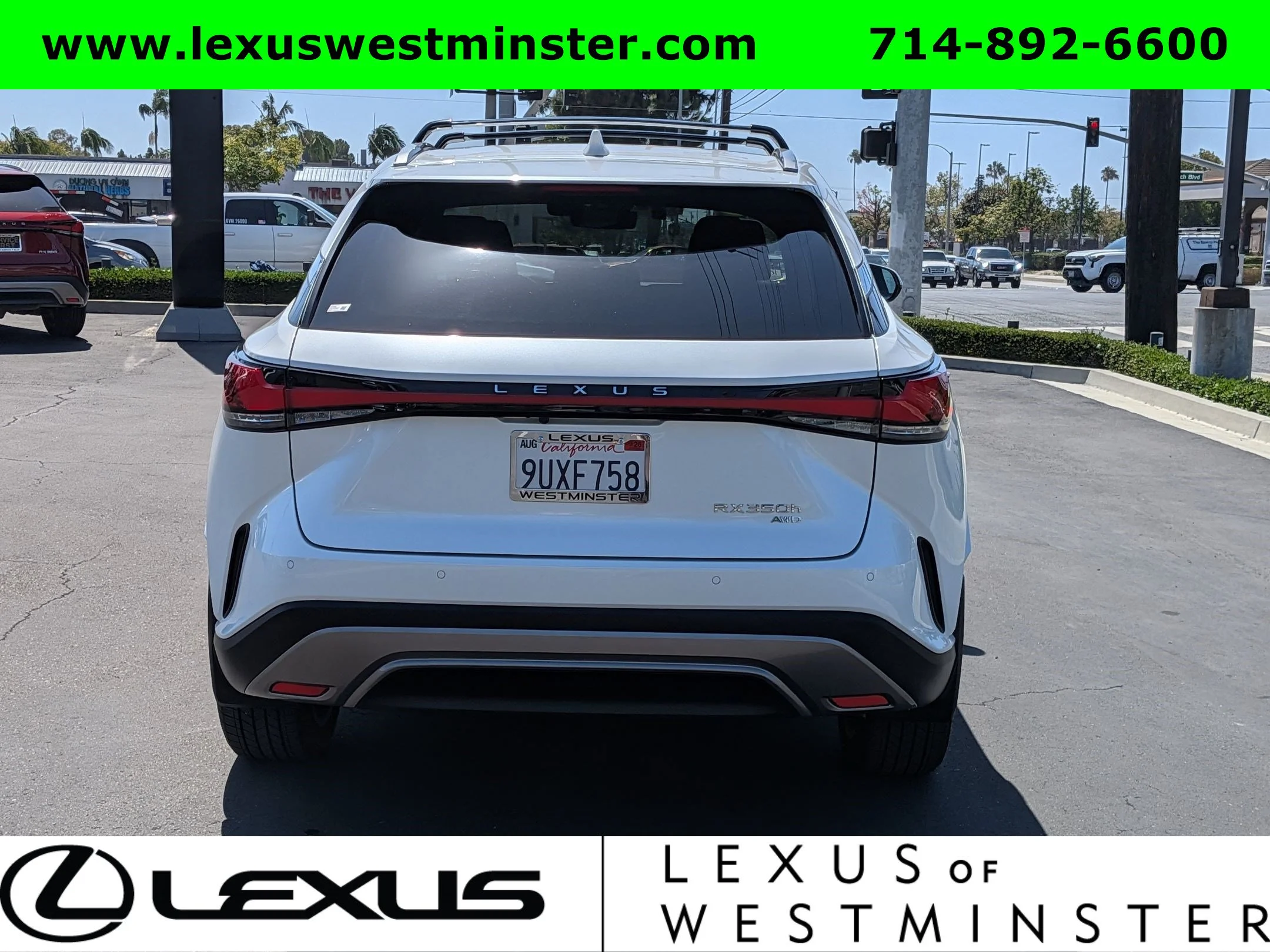 Certified Used 2025 White Lexus RX 350h Premium Plus image 9