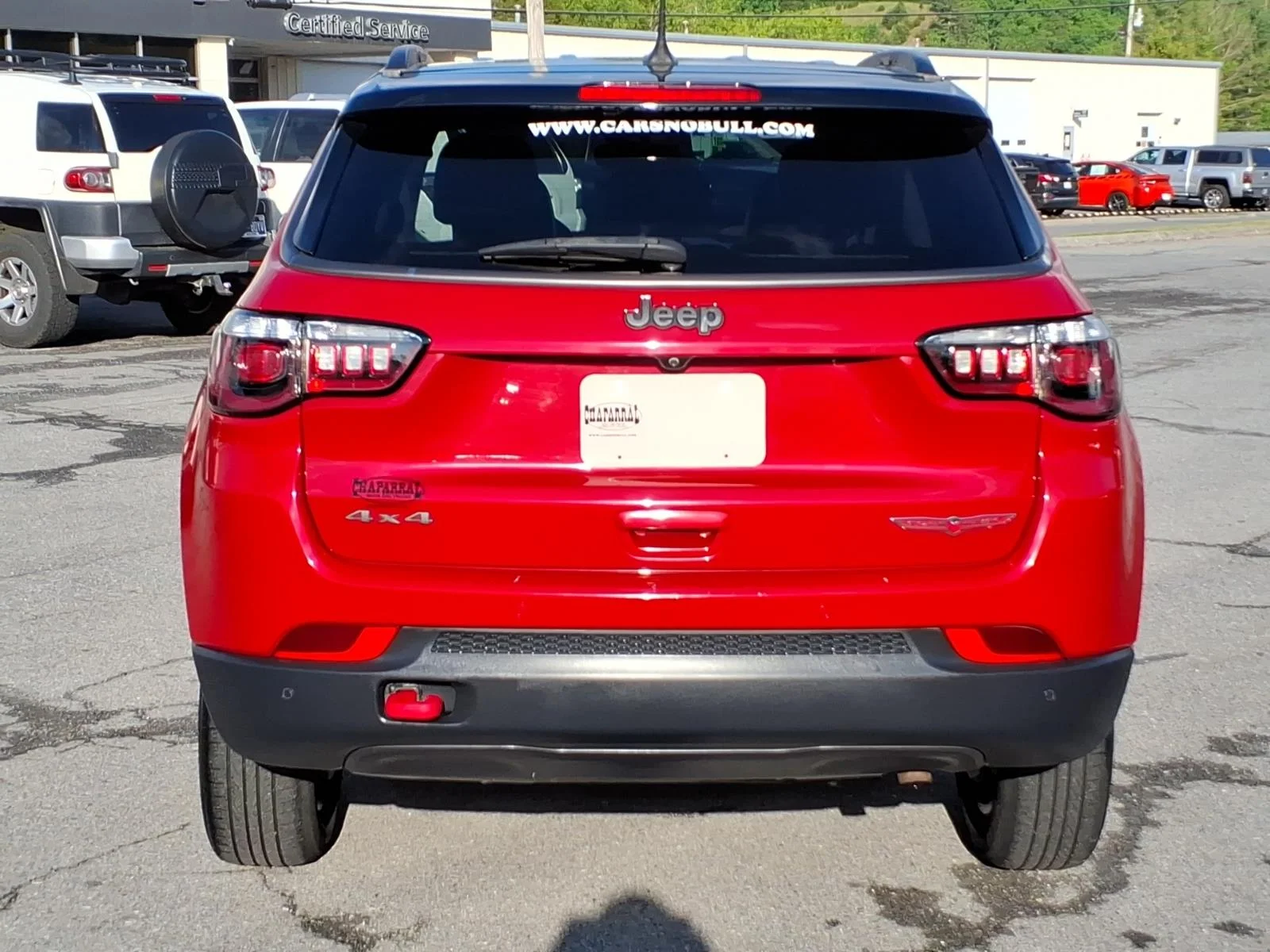 Used 2021 Red Redline Pearlcoat Jeep Trailhawk image 26