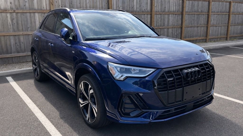 Used 2024 Navarra Blue Metallic Audi Premium Plus image 1