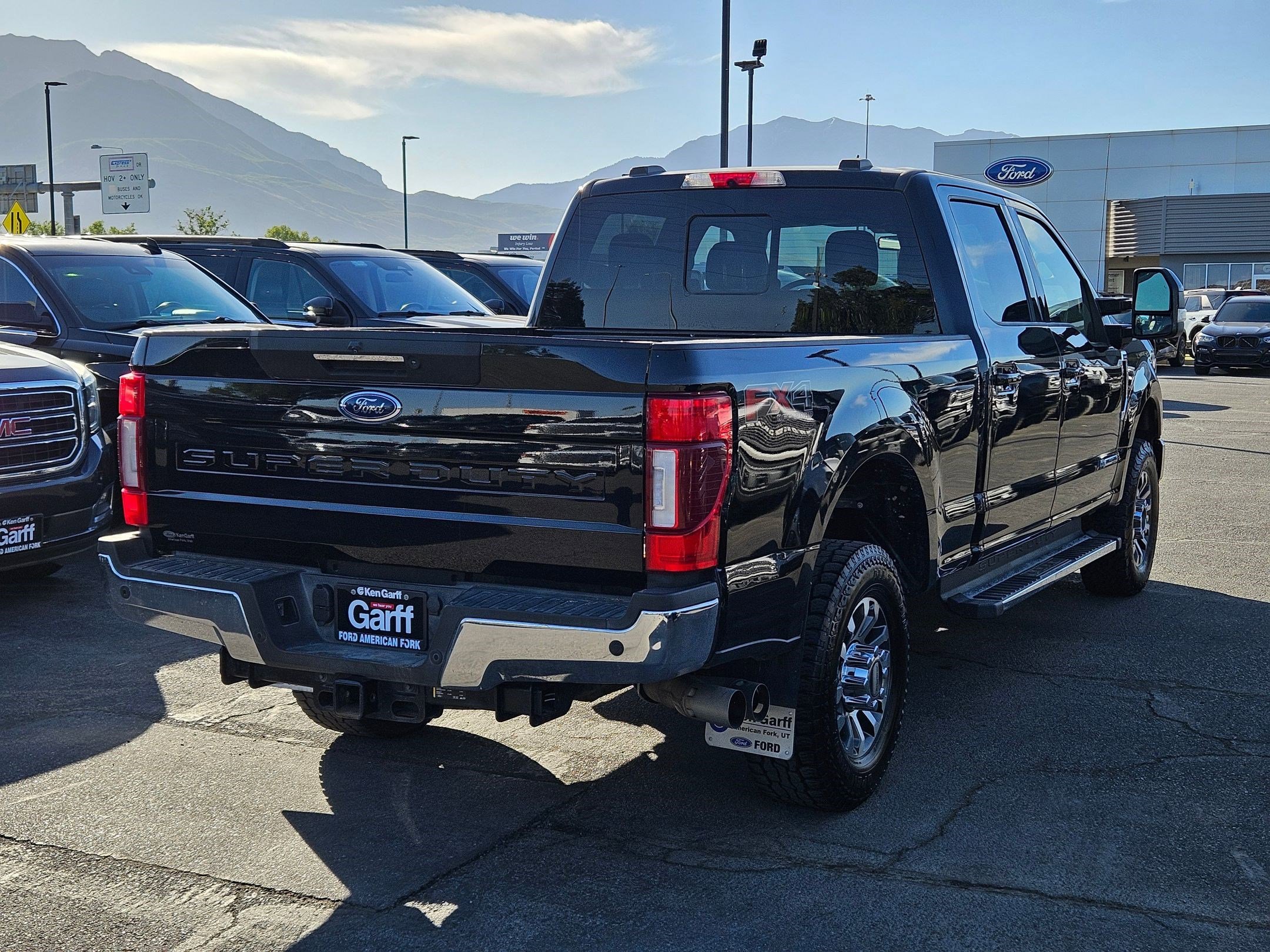 Used 2021 Black Metallic Ford LARIAT image 3