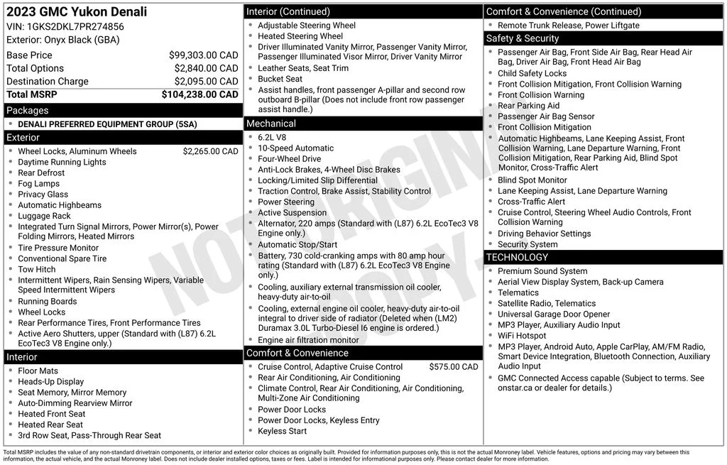 Used 2023  GMC Denali image 2