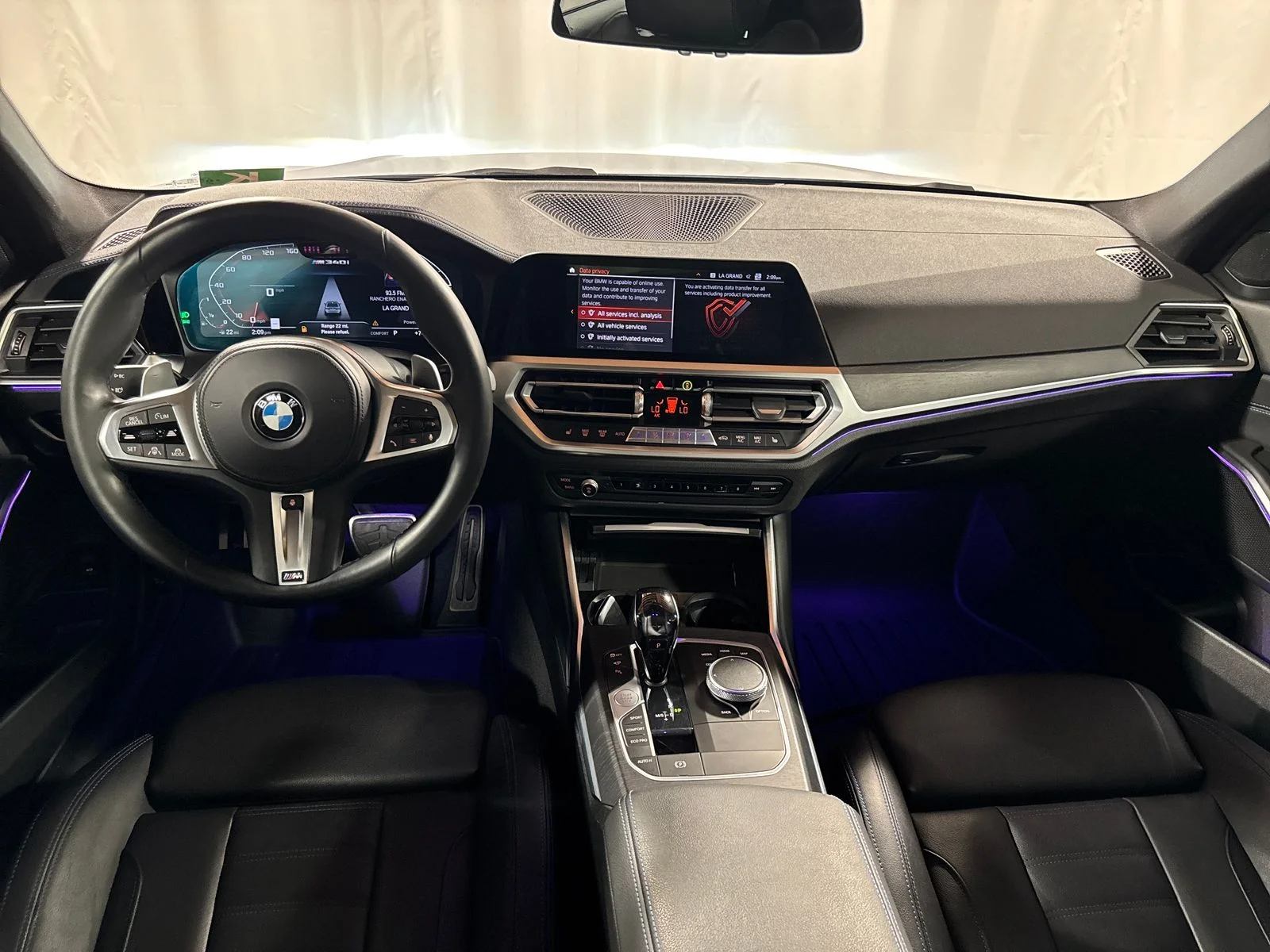 Used 2021 Blue Metallic BMW M340i xDrive image 4