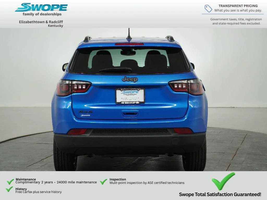 New 2026 Hydro Blue Pearl-Coat Exterior Paint Jeep Latitude Altitude image 4
