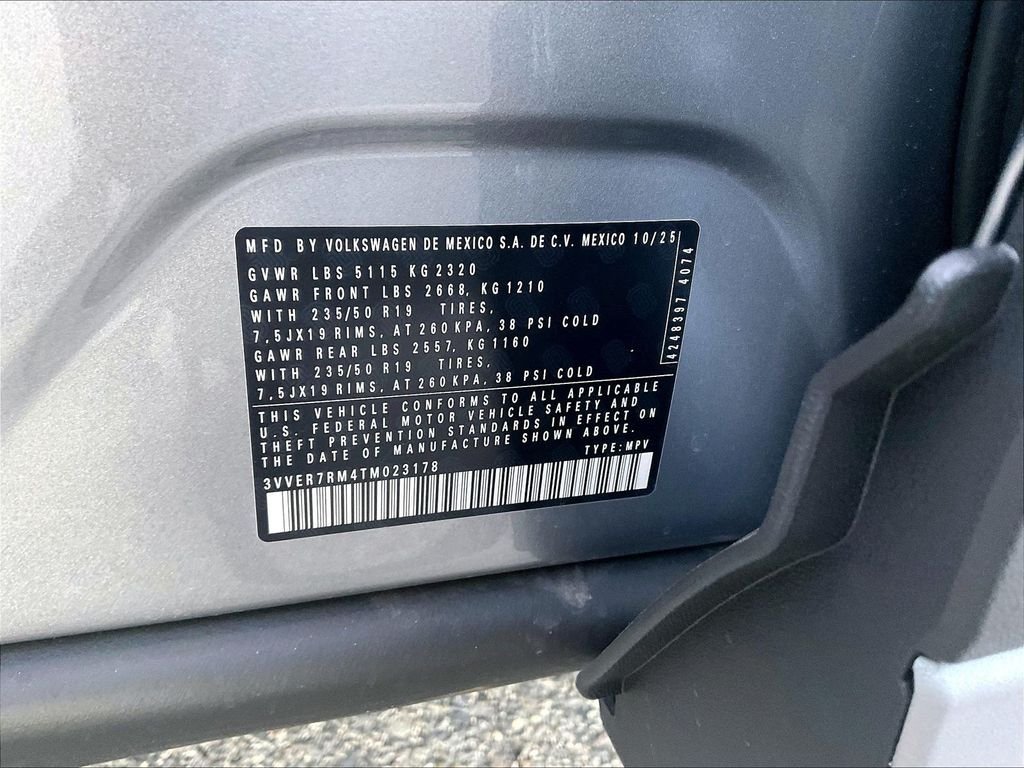 New 2026 Silver Volkswagen 2.0T SE image 17