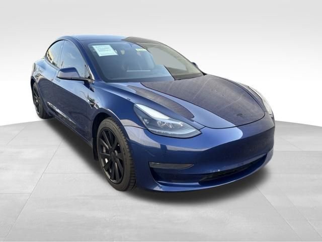 Used 2021 Deep Blue Metallic Tesla Standard Range Plus image 1