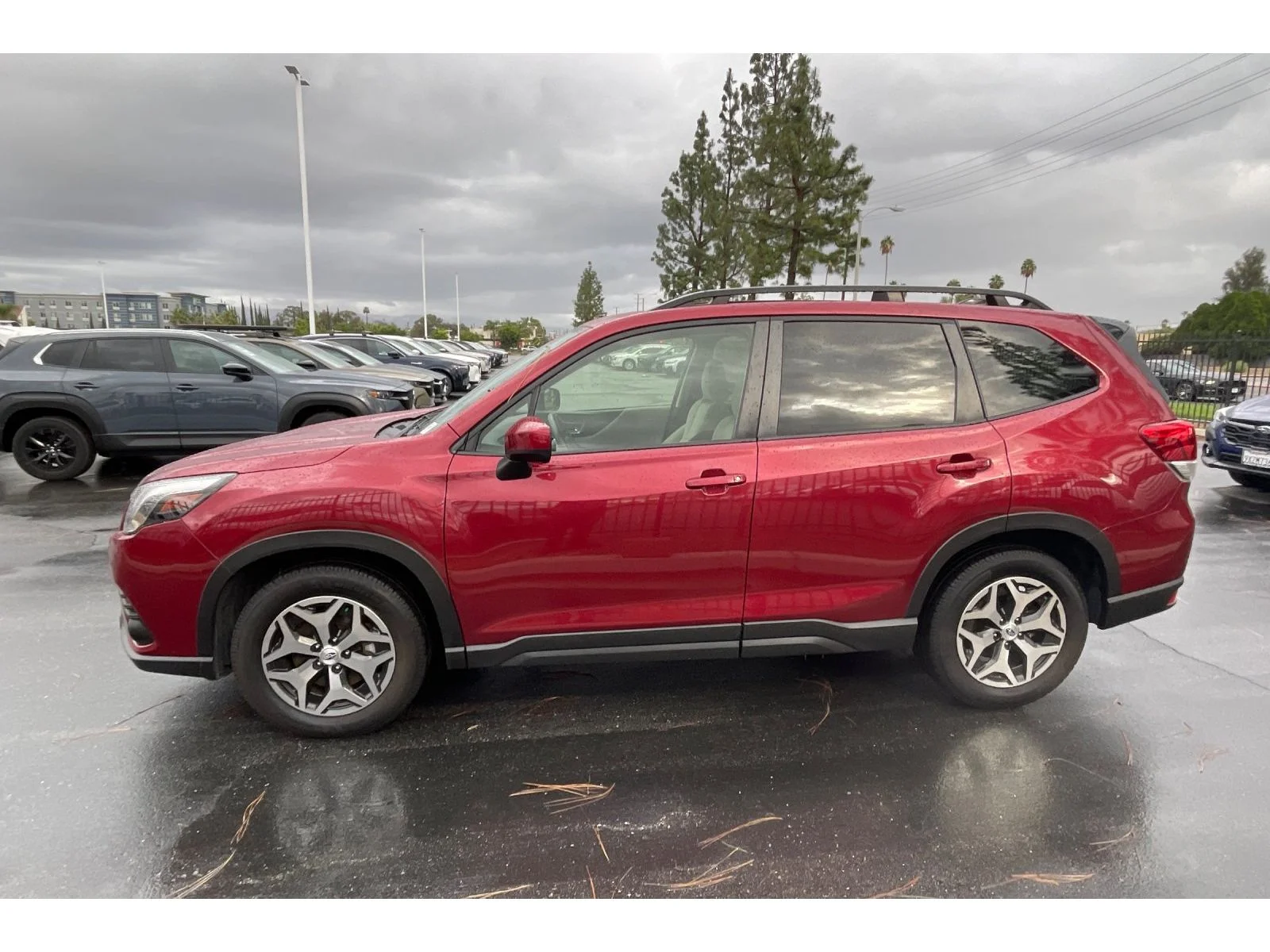 Used 2024 CRIMSON RED PEARL Subaru Premium image 2