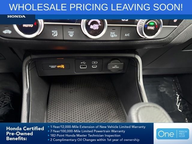Certified Used 2024 Platinum White Pearl Honda 1.5T AWD EX image 29