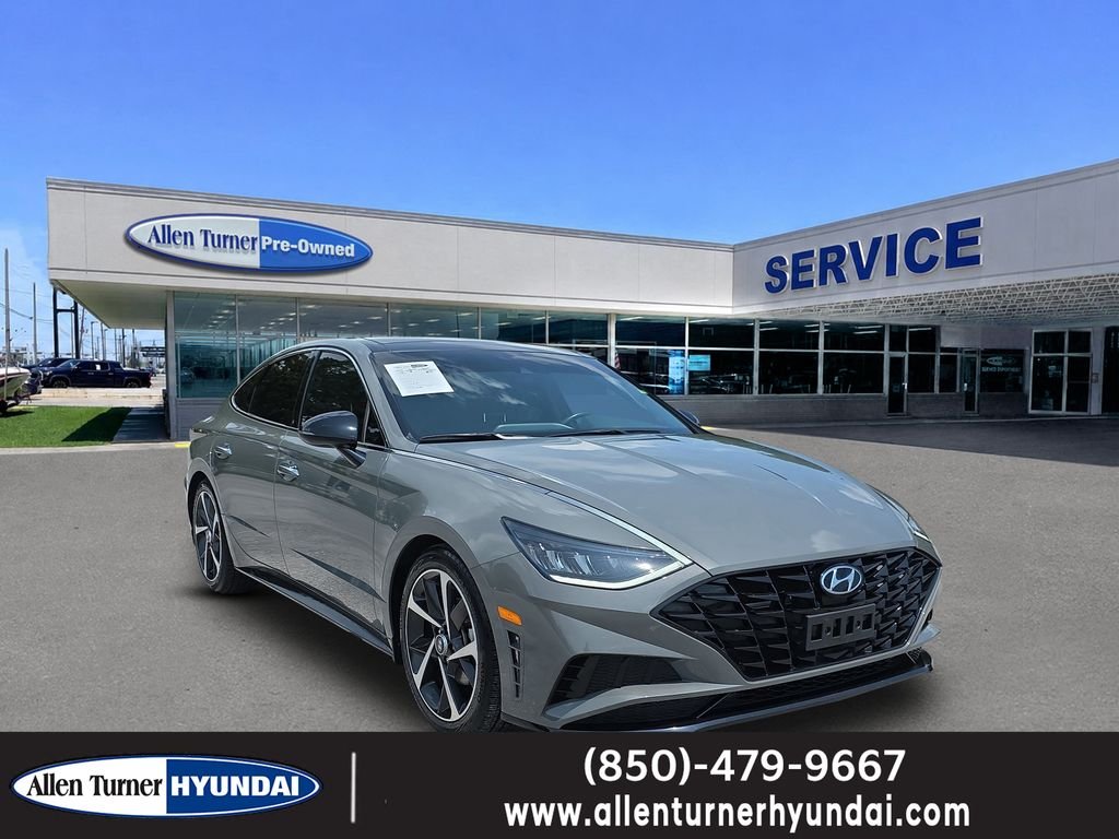 Used 2022 Hampton Gray Hyundai SEL Plus image 1