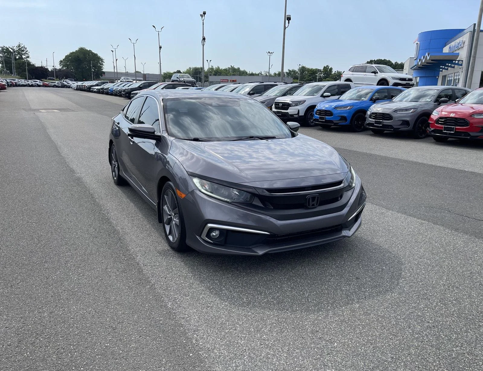 Used 2019 Modern Steel Metallic Honda EX image 1