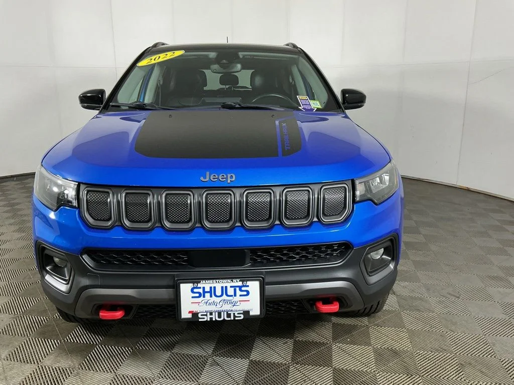 Used 2022 Blue Jeep Trailhawk image 4