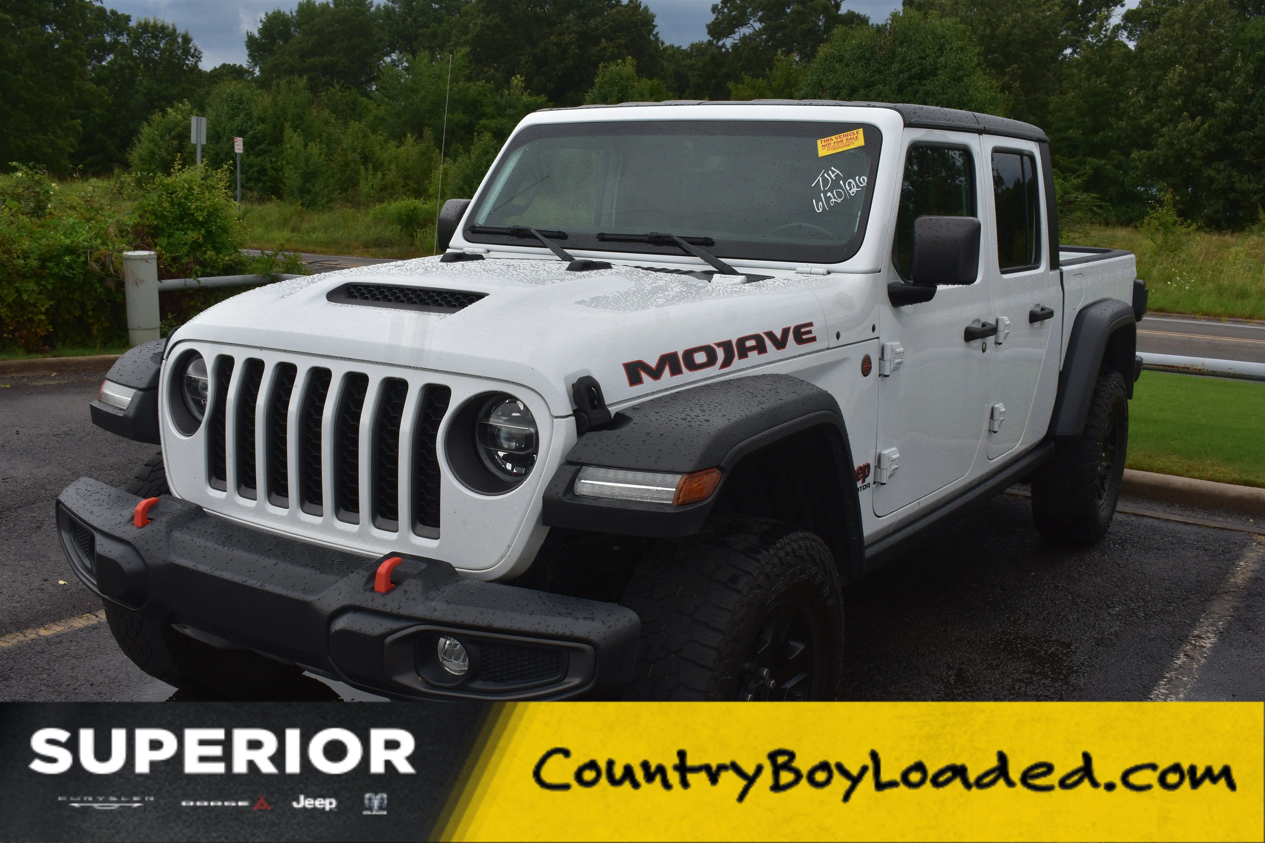 Used 2022 Bright White Clearcoat Jeep Mojave image 1