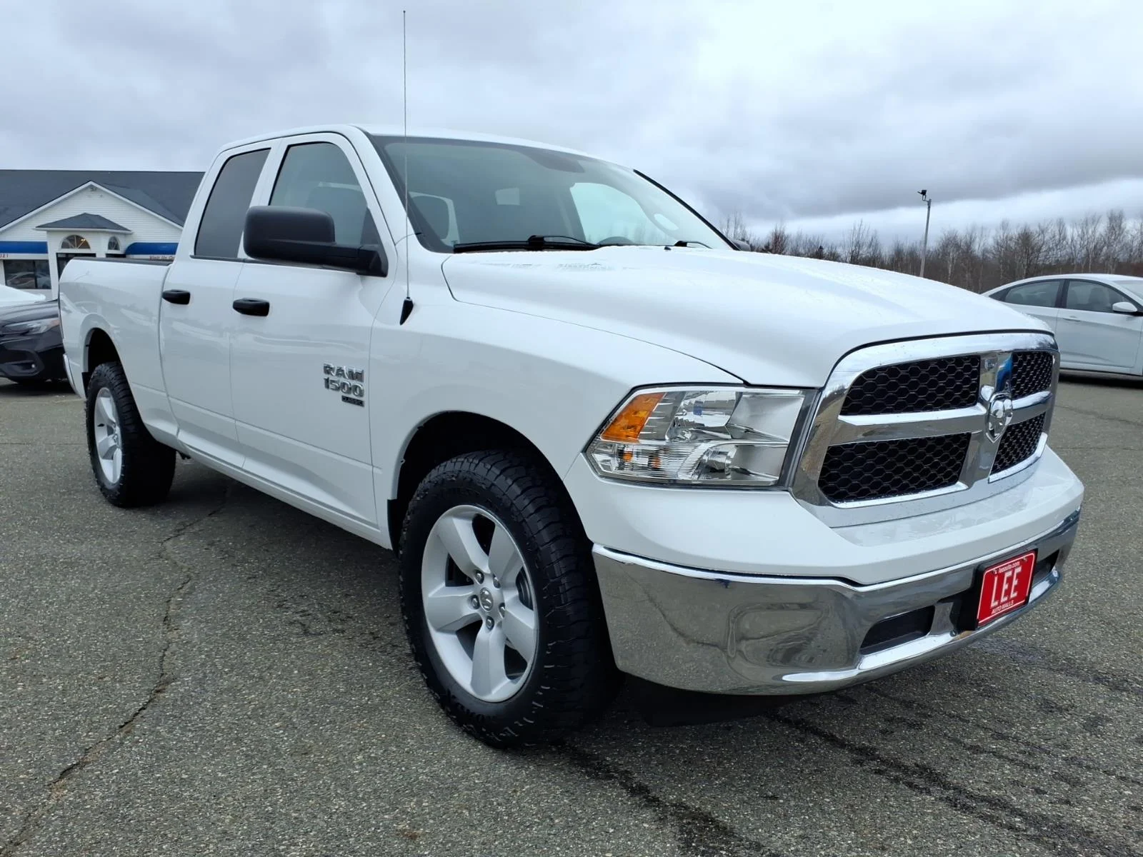 Used 2024 Bright White Clearcoat Ram SLT image 3