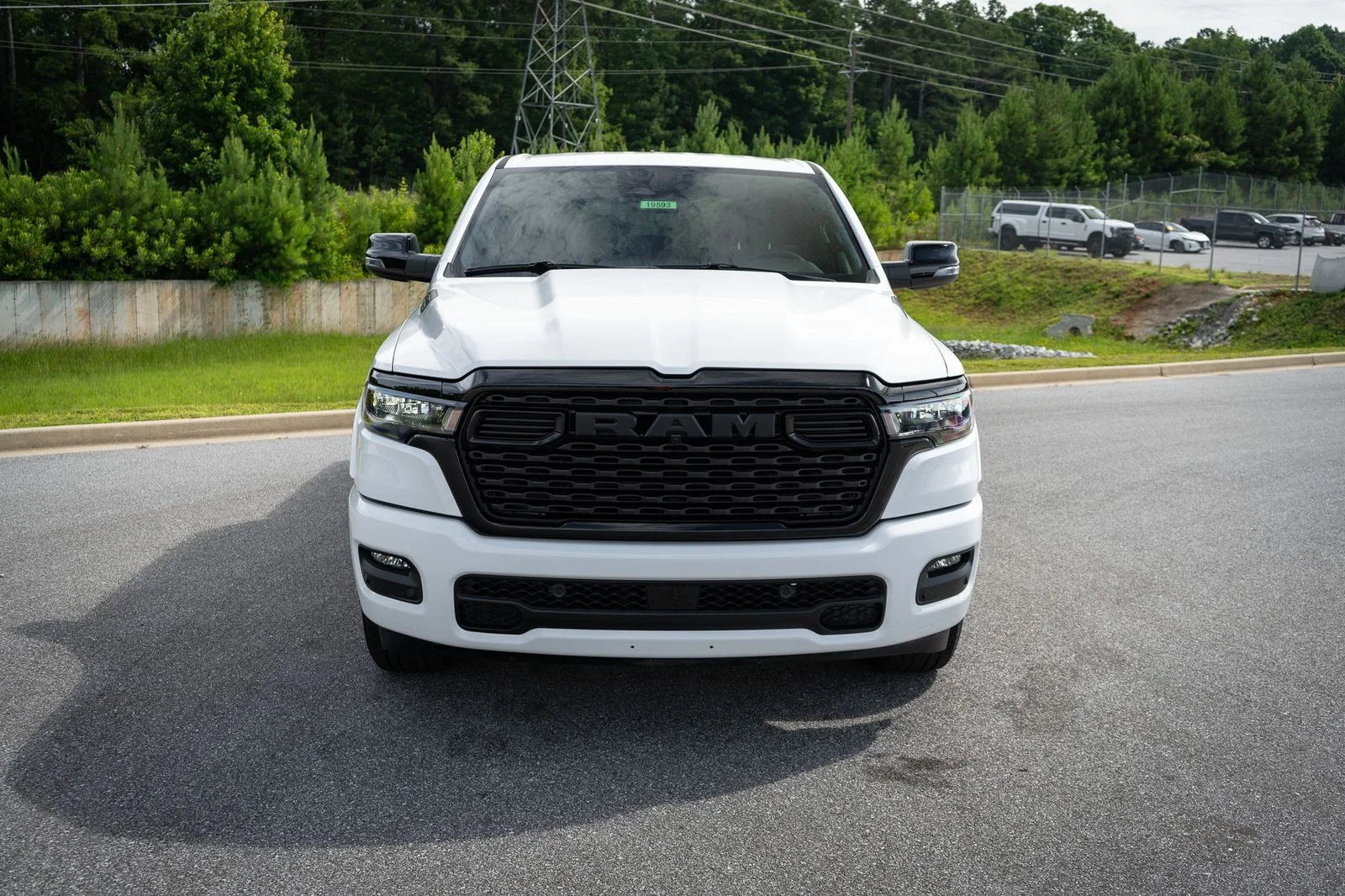 New 2026 Bright White Clear-Coat Exterior Paint RAM Big Horn/Lone Star image 2
