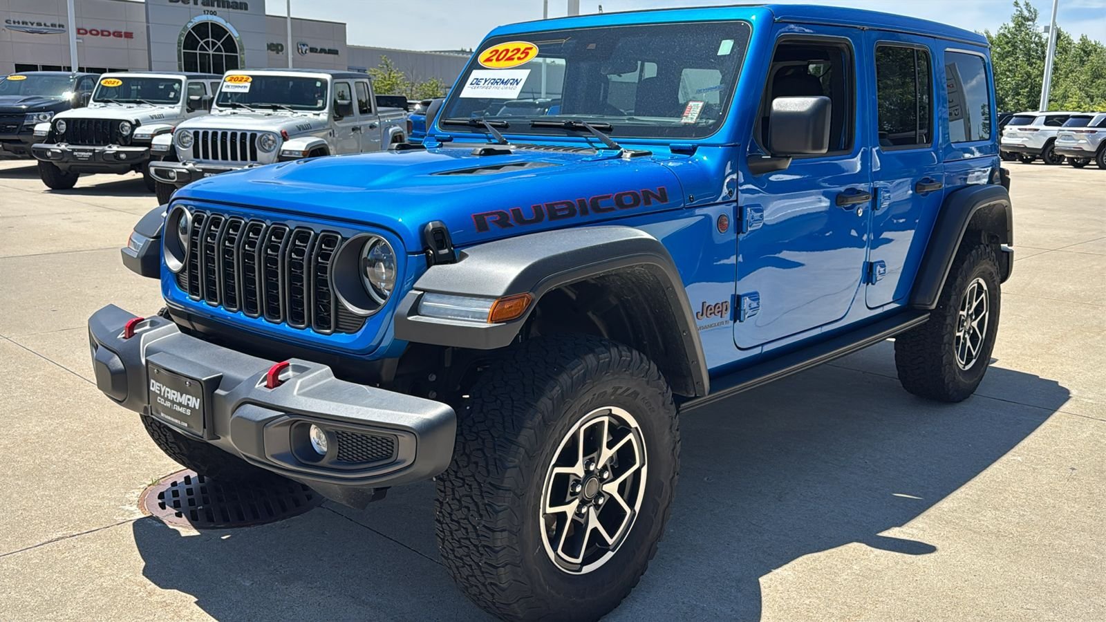 Used 2025 Blue Jeep Rubicon image 5