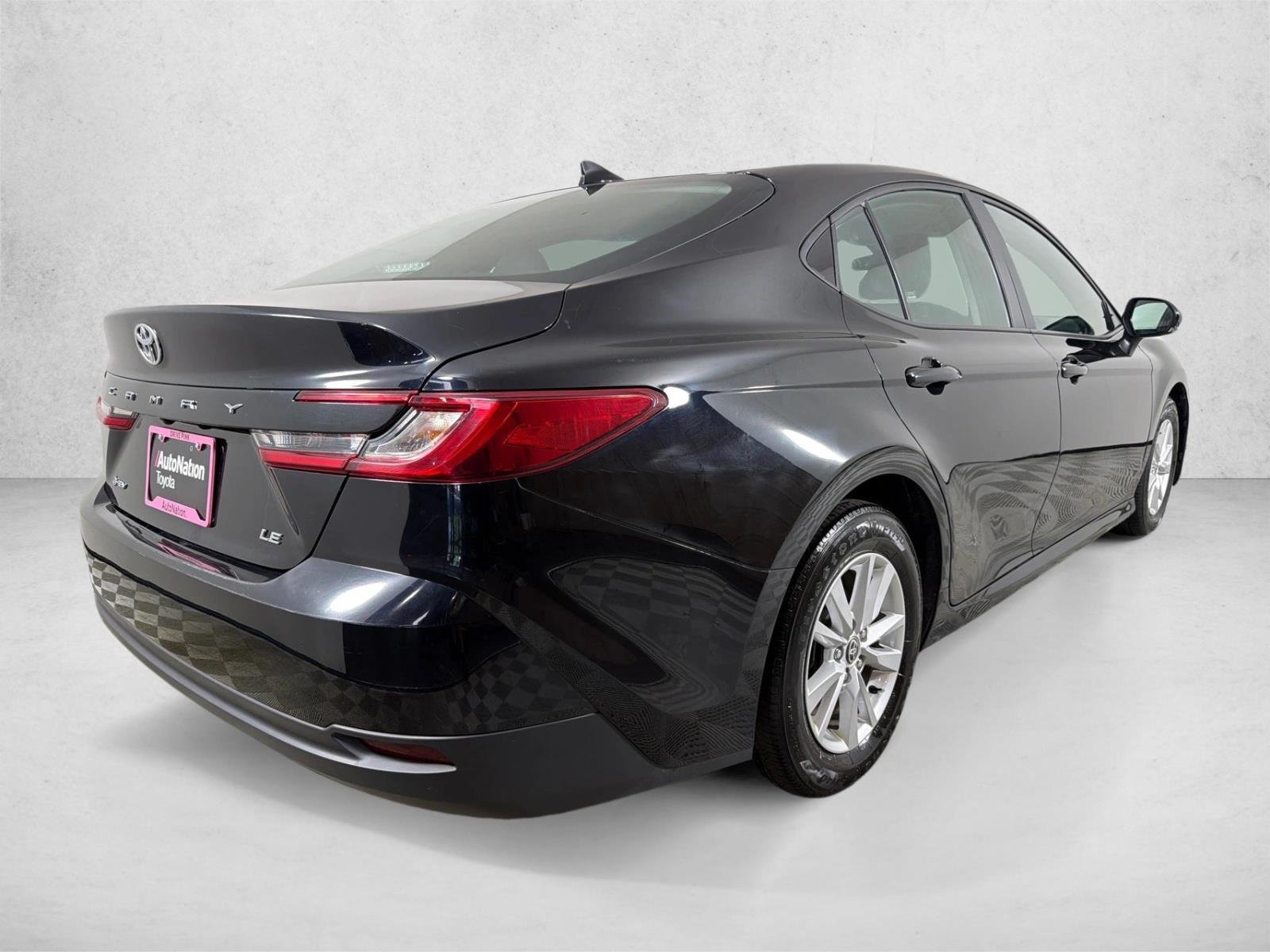 Used 2025 Midnight Black Metallic Toyota LE image 3