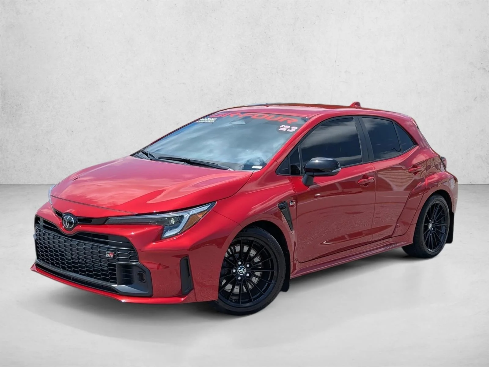 Used 2023 Supersonic Red Toyota Core image 1