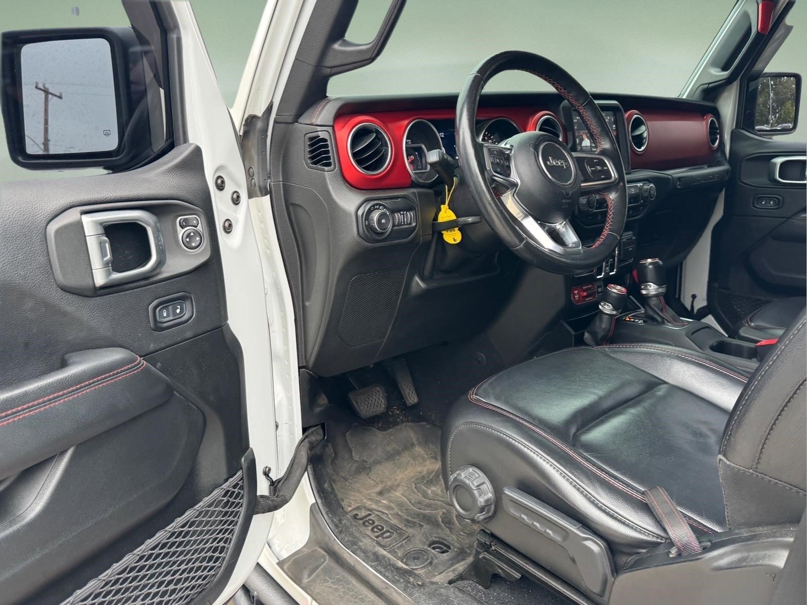 Used 2020 Bright White Clearcoat Jeep Rubicon image 13