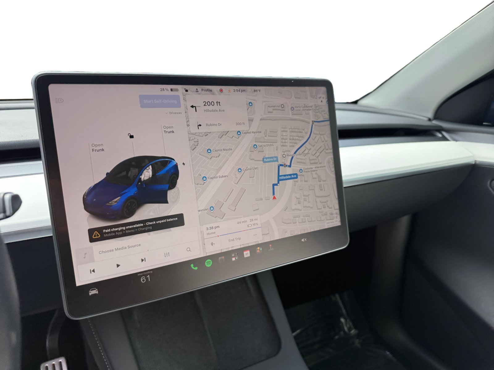 Used 2024 Blue Tesla Performance image 12