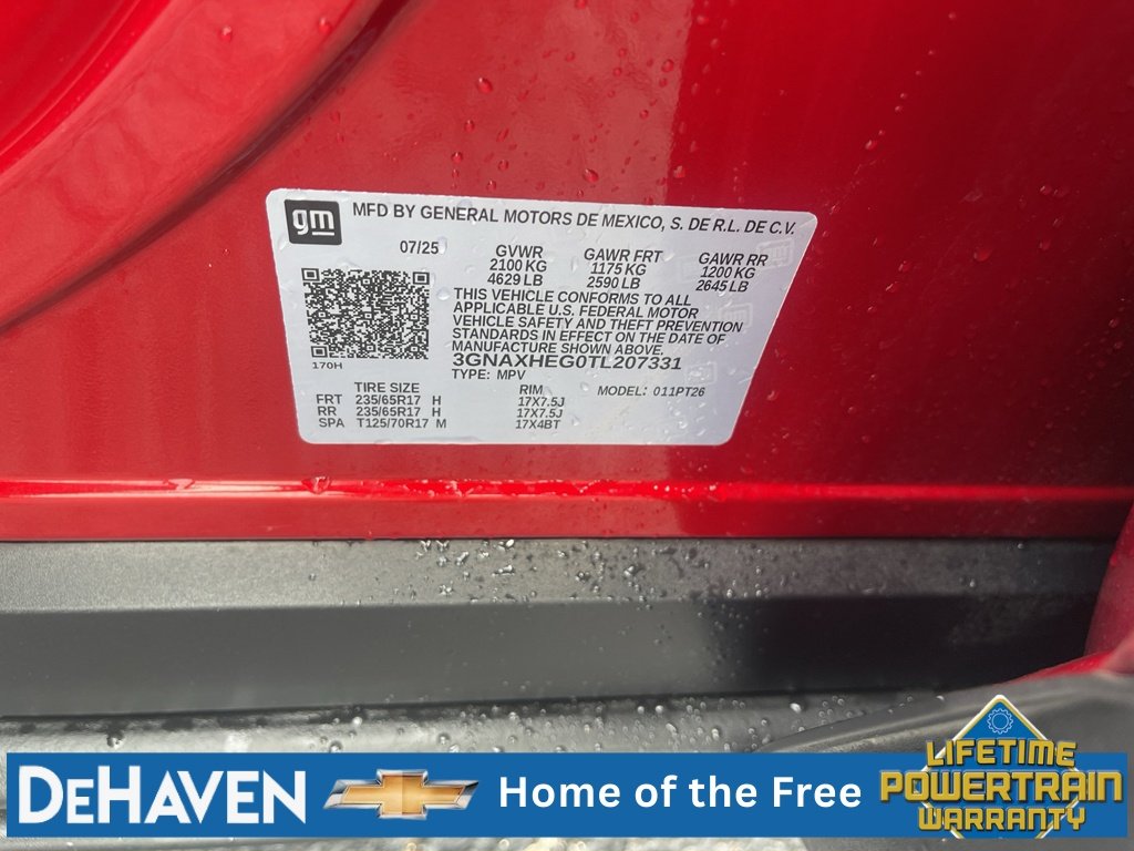 Used 2026 Radiant Red Tintcoat Chevrolet LT image 29