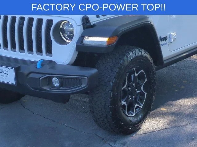 Used 2022 White Jeep Unlimited Rubicon 4xe image 9