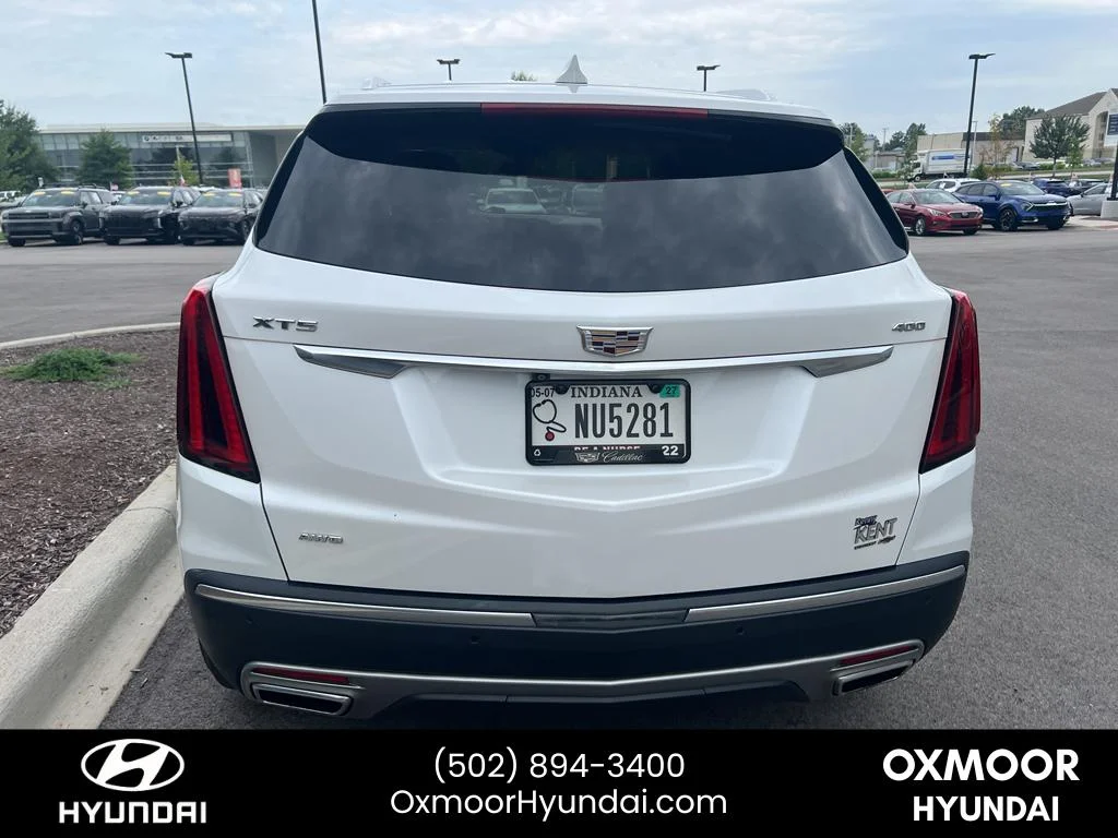 Used 2021 Crystal White Tricoat Cadillac AWD Premium Luxury image 19
