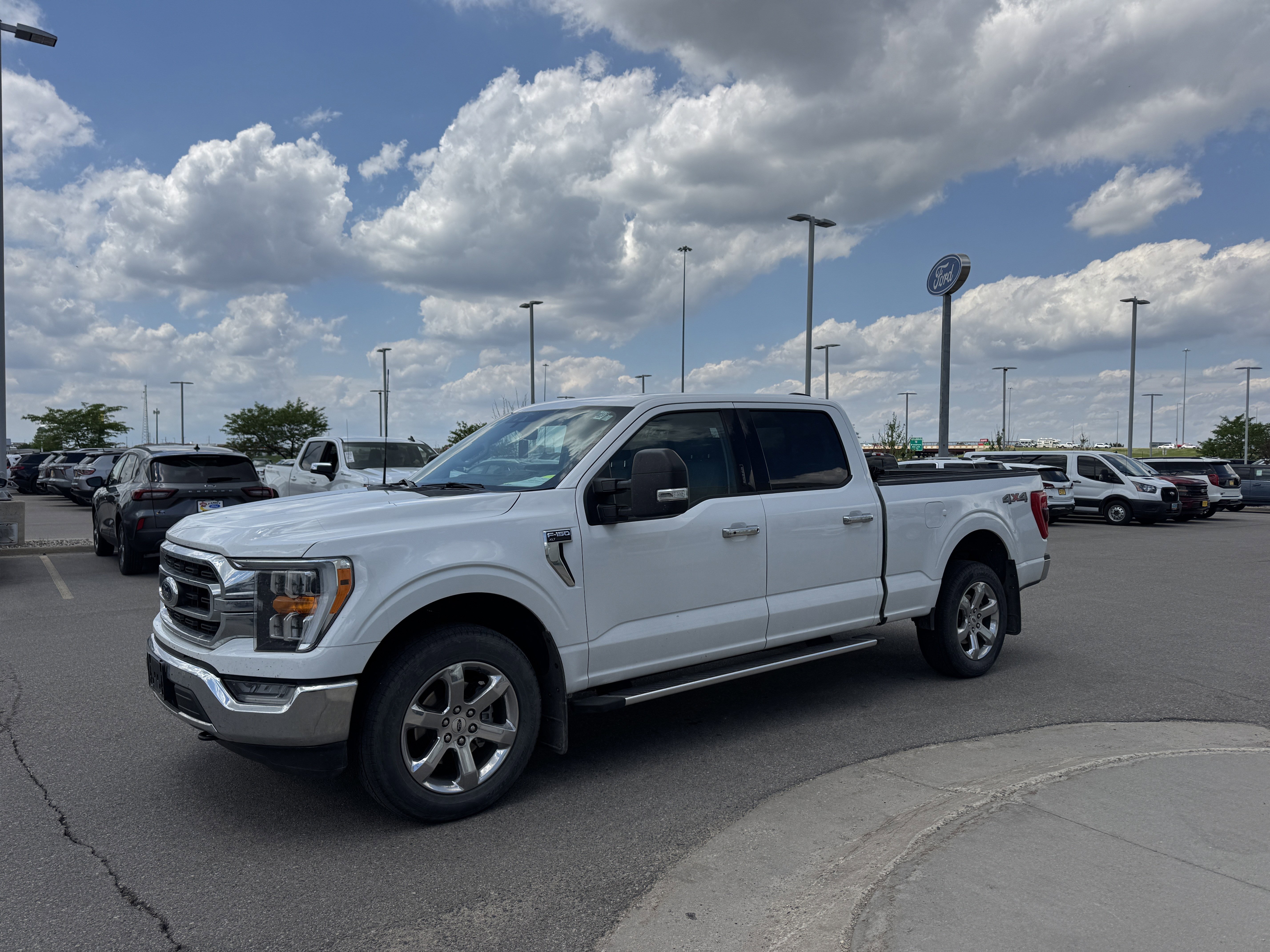 Used 2024 Rapid Red Metallic Tinted Clearcoat Ford XLT image 2