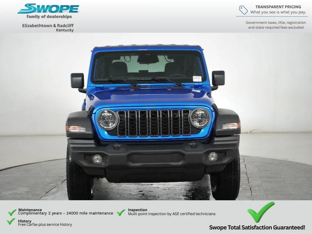 New 2026 Hydro Blue Pearl-Coat Exterior Paint Jeep Sport S image 13