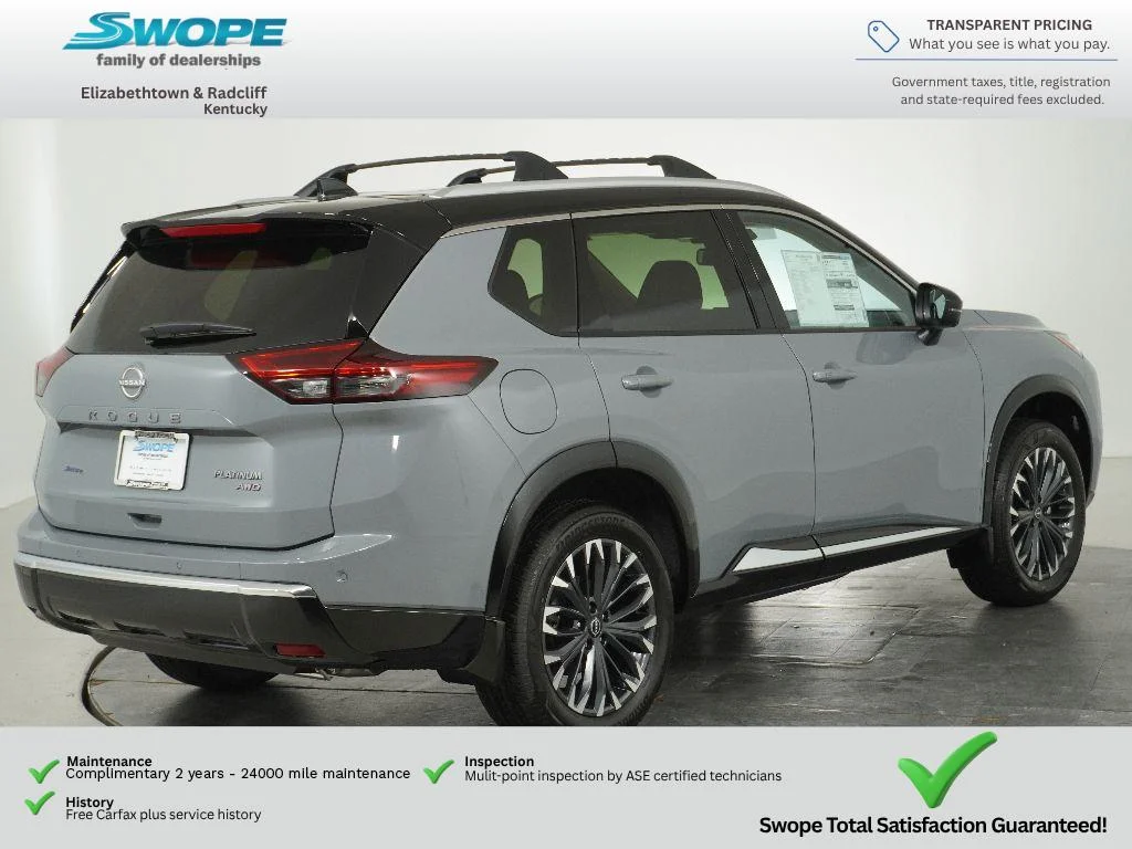 New 2026 Boulder Gray Pearl/Super Black Nissan Platinum image 4