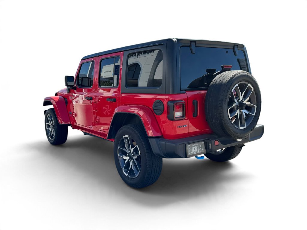 Used 2024 Red Jeep Sport S 4xe image 3