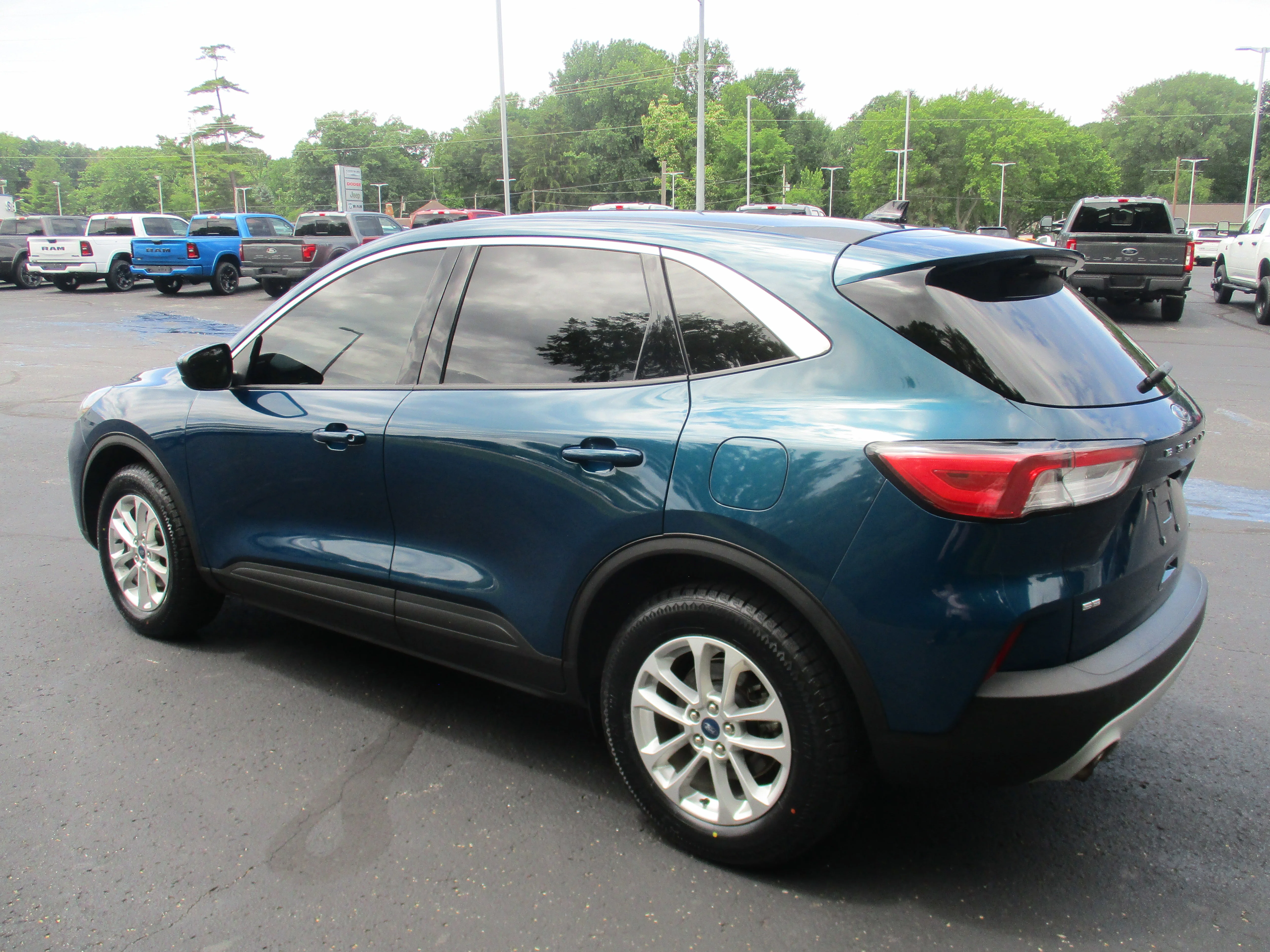 Used 2020 Dark Persian Green Metallic Ford SE image 52