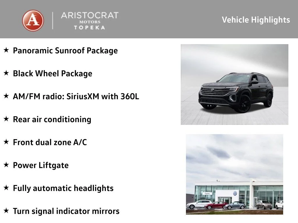 New 2026 Black Volkswagen 2.0T SE w/Technology image 2