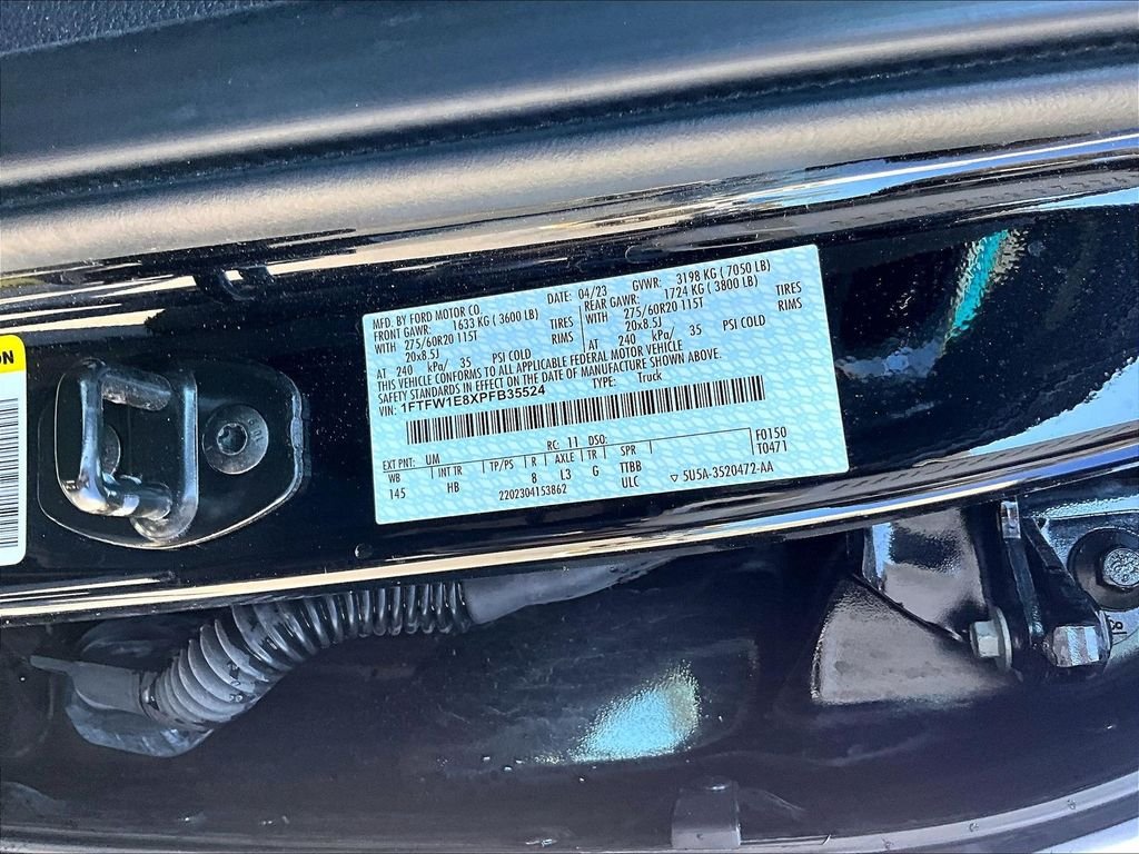 Used 2023 Black Metallic Ford Lariat image 36