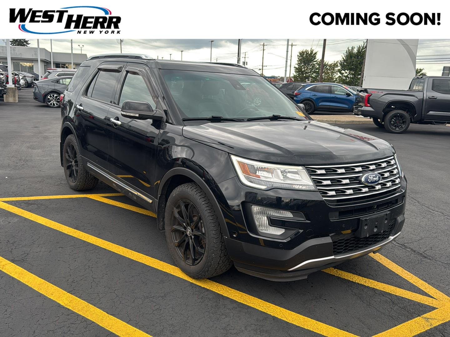 Used 2017 Shadow Black Ford Limited image 1