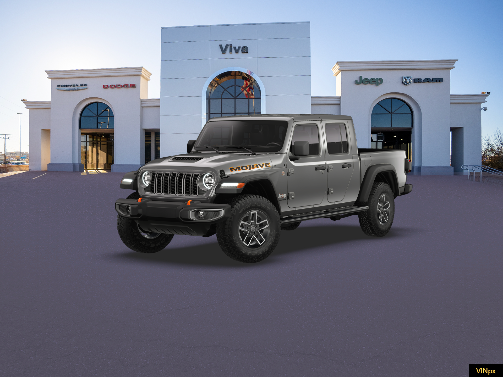 New 2026 Granite Crystal Metallic Clear-Coat Exterior Paint Jeep Mojave image 1