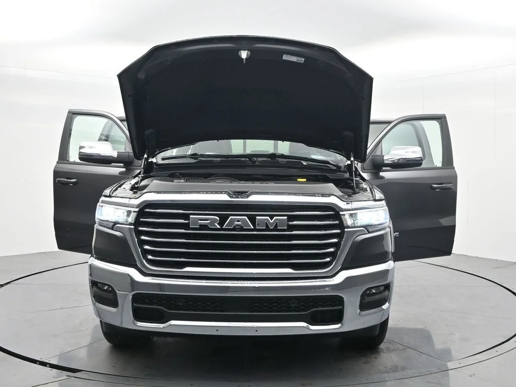 New 2026 Granite Crystal Metallic Clear-Coat Exterior Paint RAM Laramie image 45