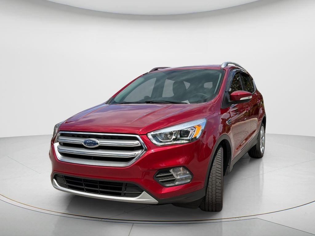 Used 2017 Red Ford Titanium image 1
