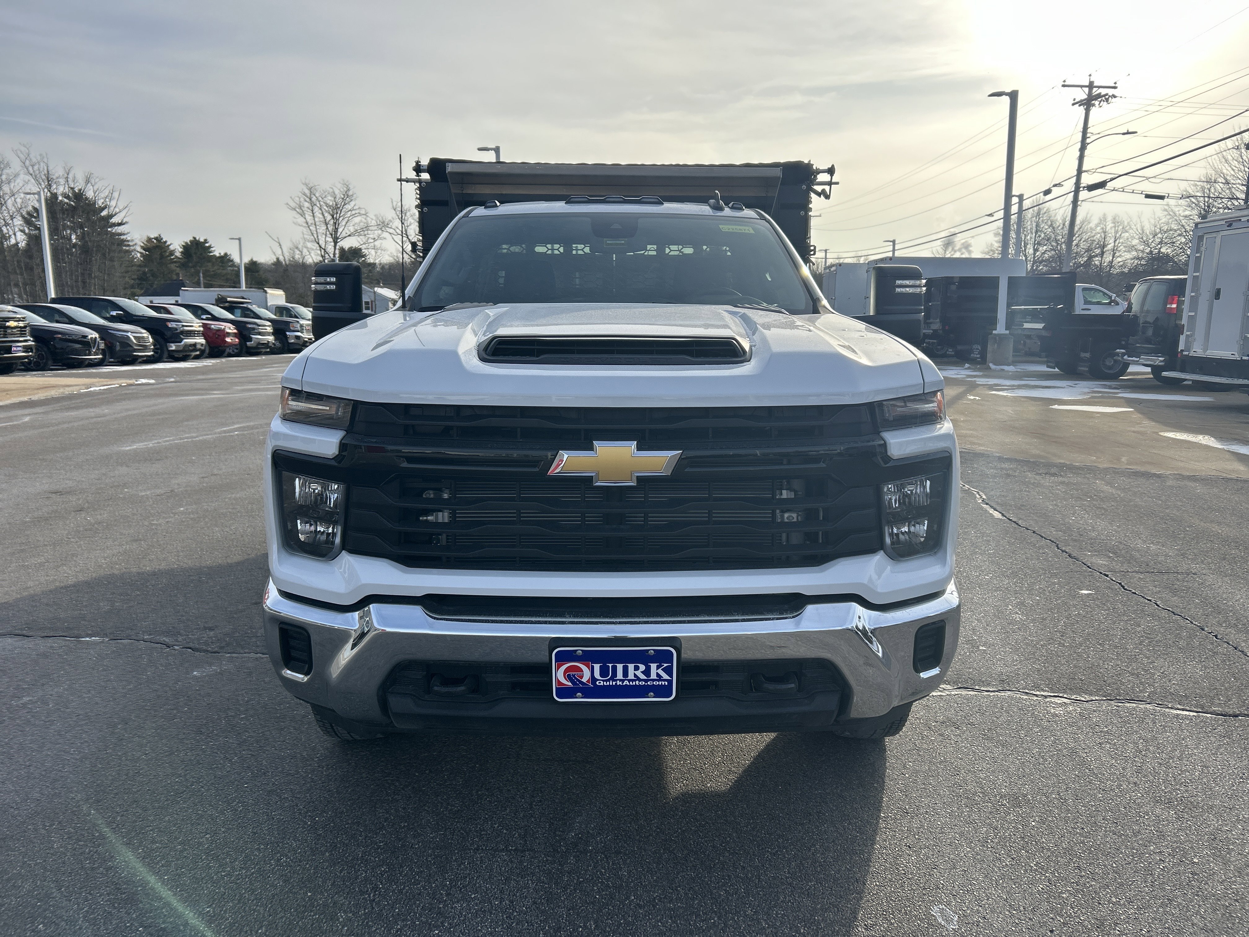 New 2025 Summit White Chevrolet Work Truck image 3