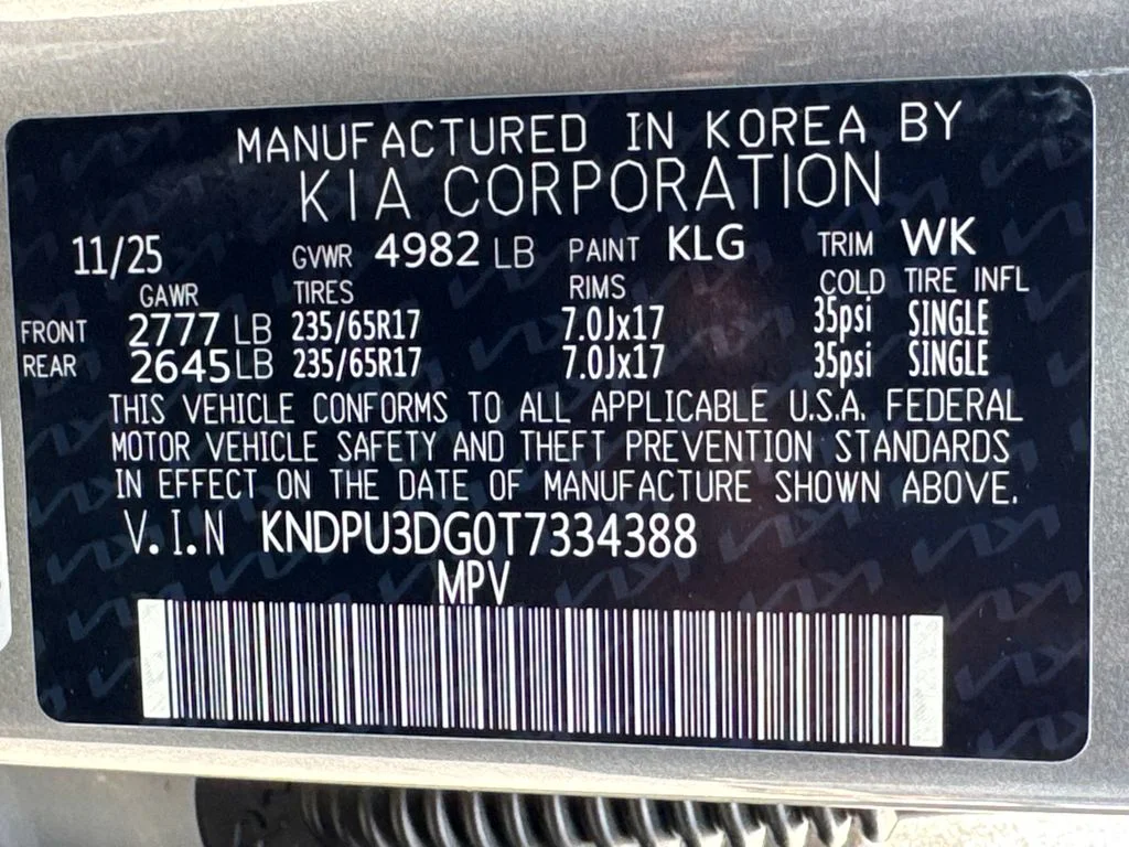 New 2026 Steel Gray Kia LX image 29