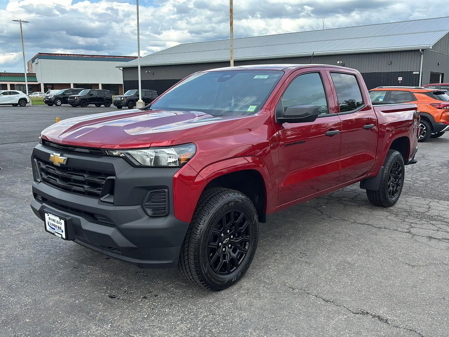 Used 2026 Radiant Red Chevrolet Work Truck image 3