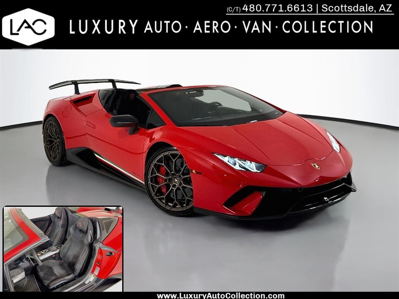 Used 2018 Rosso Mars Metallic Lamborghini Performante | RYFT Exhaust | Narvi 20