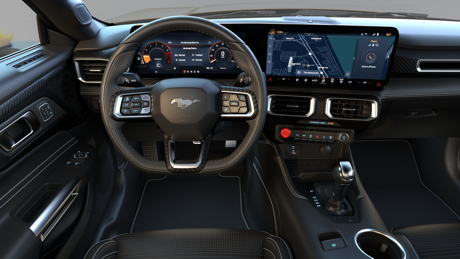 New 2024 Yellow Splash Metallic Ford EcoBoost® Premium Fastback image 7