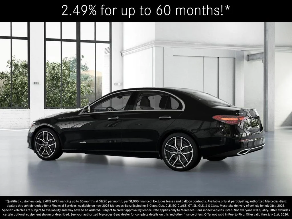 New 2026 Black Mercedes-Benz C 300 image 31