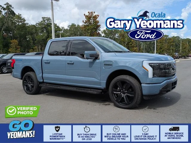 Certified Used 2023 Gray Ford Platinum image 1